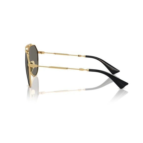 New Dolce & Gabbana Gold Aviator DG2302 02/R5 Sunglasses Women - Picture 3 of 6